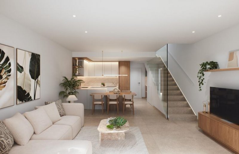 San Pedro del Pinatar Moderne Villa mit privatem Rooftop-Pool Haus kaufen
