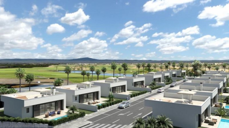 Alhama de Murcia Wunderschöne Villen mit 3 Schlafzimmern, 2 Bädern, Dachterrasse und Privatpool in attraktiver Golfanlage Haus kaufen