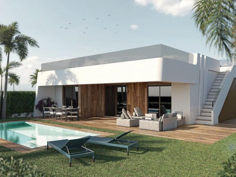 Alhama de Murcia Neubau-Villa mit Pool und Dachterrasse neben Golfplatz im Luxus-Resort Haus kaufen