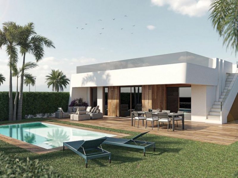 Alhama de Murcia Neubau-Villa mit Pool und Dachterrasse neben Golfplatz im Luxus-Resort Haus kaufen