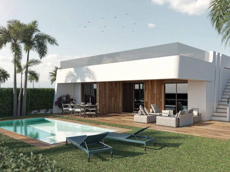 Alhama de Murcia Neubau-Villa mit Pool und Dachterrasse neben Golfplatz im Luxus-Resort Haus kaufen