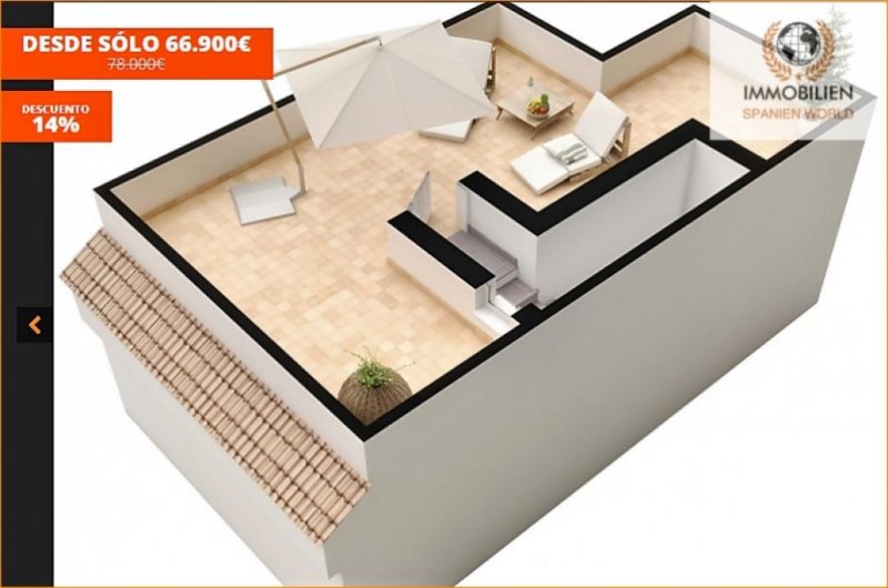 Mazarrón / Atalaya Duplex in Balsicas Wohnung kaufen