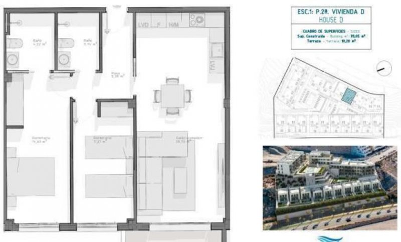Laatzen Apartments mit Gemeinschaftspool und Meerblick Wohnung kaufen