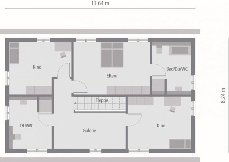 Peine SO VIEL RAUM IN EINEM HAUS, Das Design 7 von OKAL Haus kaufen