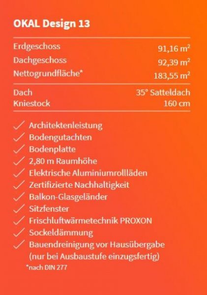 Bückeburg NEUBAU DESIGNHAUS MIT RÜCK- UND VORSPRUNG KFW 40 Haus kaufen