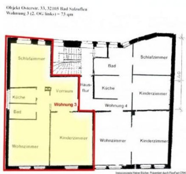 Bad Salzuflen In Sanierung befindlicher Altbau im Zentrum von Bad Salzuflen! Wohnung kaufen