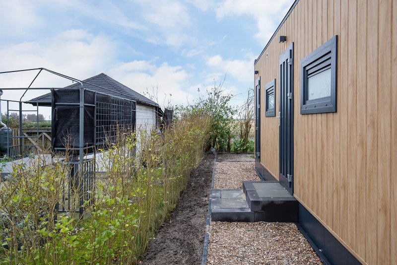 Nieuwe Tonge Schönes modernes Chalet Typ Cube Nieuwe Tonge Zuid Holland, am see Niederlande Wohnung kaufen