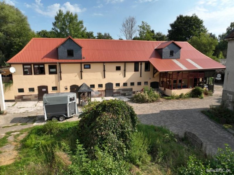 Felsberg Gebäudeensemble - Wassermühle, Wirtschaftsgebäude, Biergarten, Campingplatz, Pferdestall auf 4 ha Gewerbe kaufen