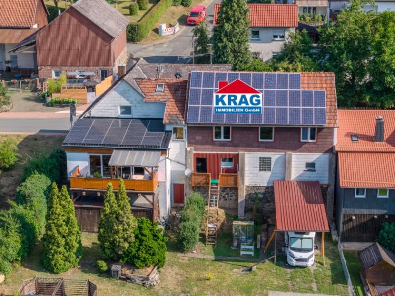 Lohra ++ KRAG Immobilien ++ Viel Platz für Wohnen & Beruf: Saal, Werkstatt, Keller, Garten, Balkon, provisionsfrei Haus kaufen