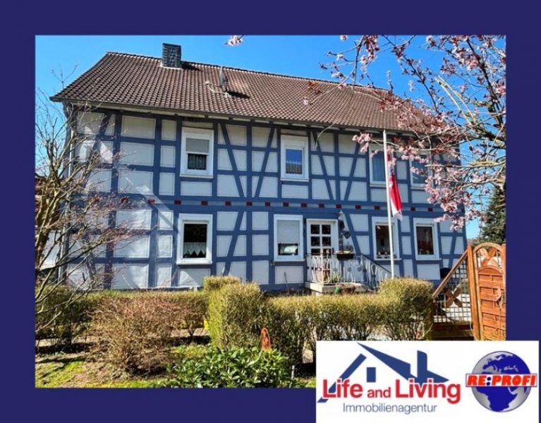 Gemünden (Felda) Zwei-Immobilien-Ensemble, großem Garten und historischem Charme - vielseitige Nutzungsmöglichkeiten Haus kaufen