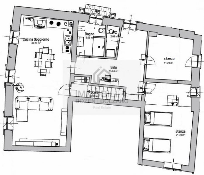 Ruffrè Schöne, renovierte Wohnung in einem alten Bauernhaus, in Ruffrè zu verkaufen Wohnung kaufen