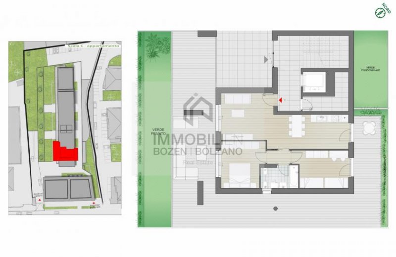 Leifers Neue 3-Zimmerwohnung mit Garten in zentraler Lage in Leifers zu verkaufen Wohnung kaufen
