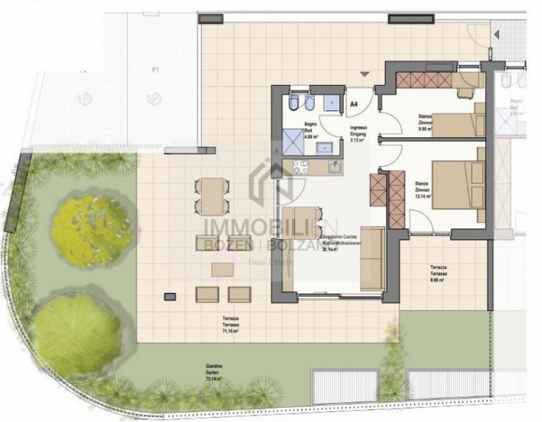 Eppan Neue 3-Zimmerwohnung mit Garten in Eppan zu verkaufen Wohnung kaufen