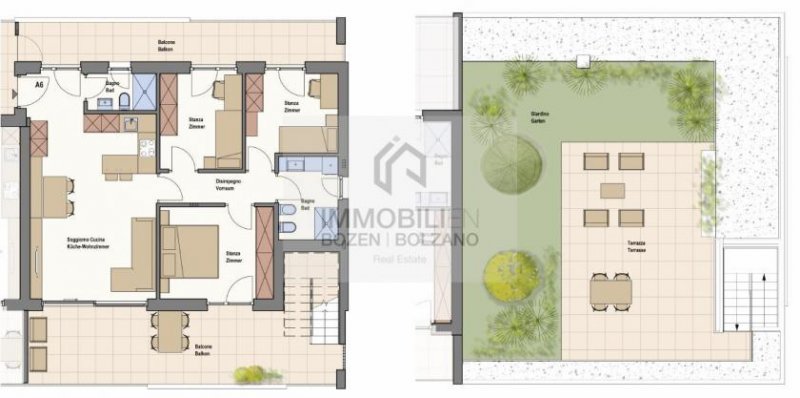 Eppan Neue 4-Zimmerwohnung mit Dachterrasse in Eppan zu verkaufen Wohnung kaufen