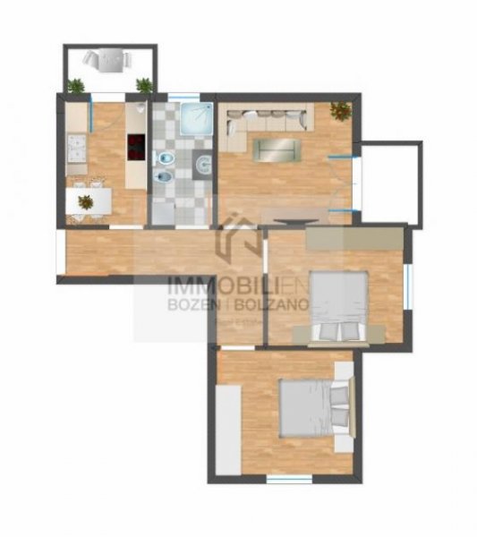 Bozen 4 - Zimmerwohnung in Haslach zu verkaufen Wohnung kaufen