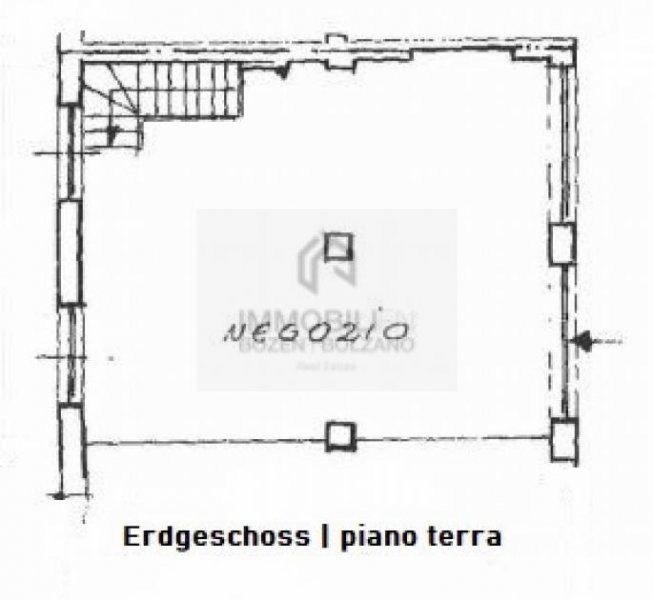 Bozen Vermietetes, helles Geschäft in Quirein zu verkaufen Gewerbe kaufen