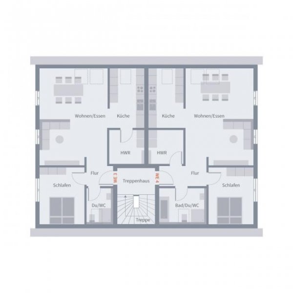 Brüggen Neubau für Kapitalanleger - Modernes Mehrfamilienhaus als sichere Investition inkl.Grundstück! Haus kaufen