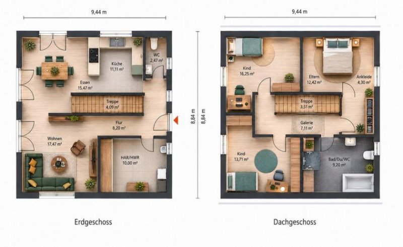 Dormagen Mit passendem Grundstück zum individuellen Traumhaus nachhaltig geplant und hochwertig gebaut Haus kaufen