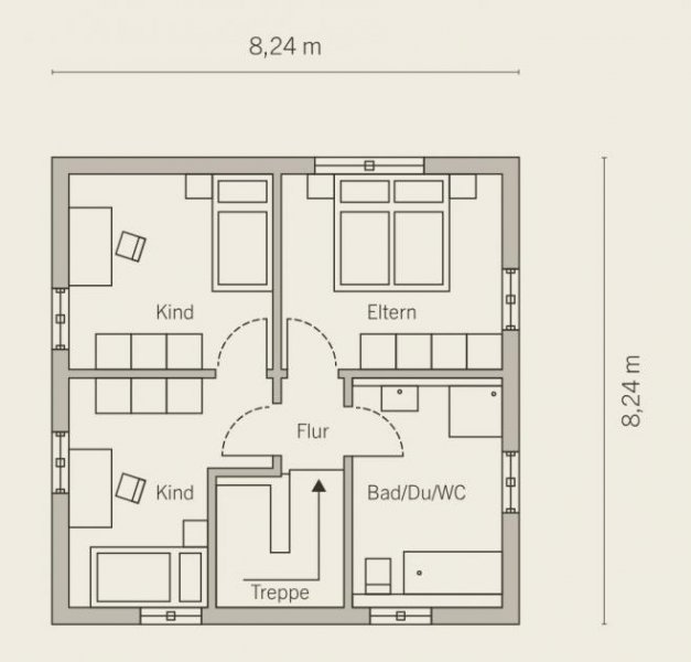 Wuppertal Exklusive OKAL Stadtvilla 9 - Stilvolles Familienwohnen auf Ihrem Traumgrundstück mit über 164 m² Wohnfläche Haus kaufen