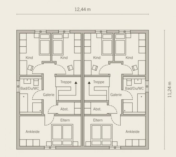 Wuppertal Individuelles Zweifamilienhaus Zinshaus zum Kauf - Zwei Wohneinheiten ein Haus eine Haustechnik - Zinshaus 04 Haus kaufen