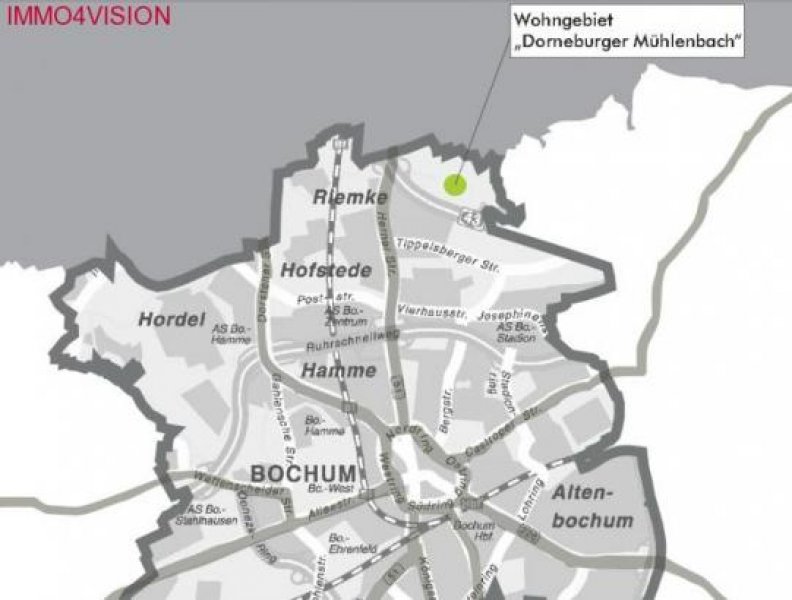 Herne ~ Bauen im neuen Wohngebiet "Dorneburger Mühlenbach" Grenze Bochum / Herne Süd -Bewerbungen erst wieder ab Mitte