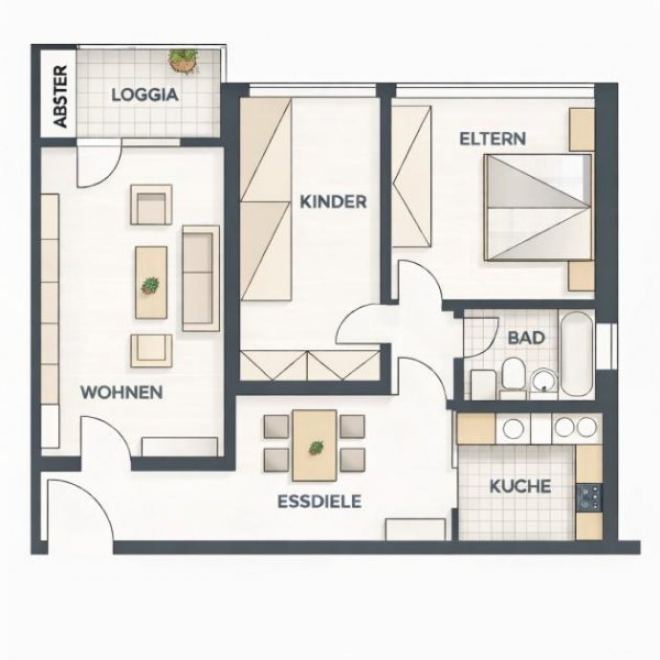 Herne Licht, Ruhe und Weitblick – 3-Zimmer-Wohnung - provisionsfrei Wohnung kaufen