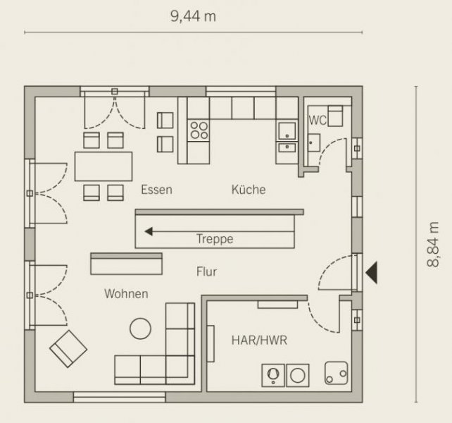Essen Individuelle Stadtvilla Einfamilienhaus mit Walmdach zum Kauf - Stadtvilla 10.2 Haus kaufen