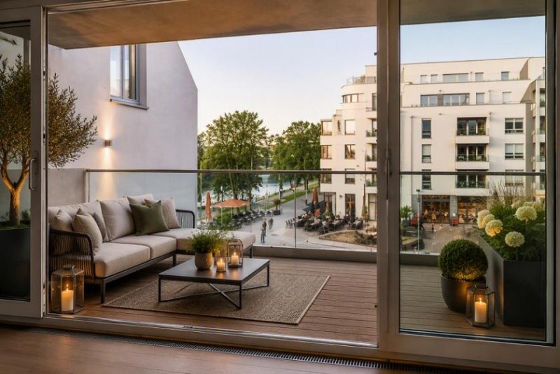 Mülheim an der Ruhr Palais am Stadtkai - 130 m² Wohnluxus mit Ruhrblick und zwei Balkonen Wohnung kaufen