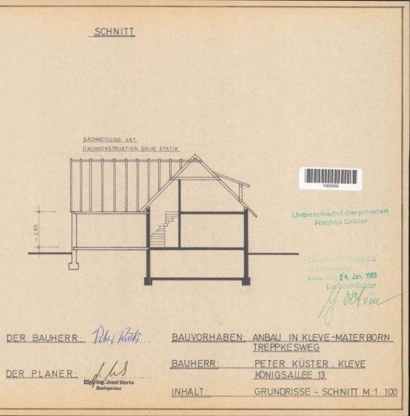 Kleve (Kreis Kleve) Sanierungsbedürftiges Haushälfte (vermietet) in zentraler Lage von Kleve-Materborn Haus kaufen