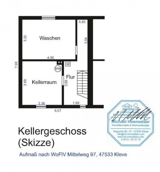 Kleve (Kreis Kleve) Vermietete Haushälfte mit etabliertem WG-Konzept in bevorzugter Lage der Klever Oberstadt Haus kaufen