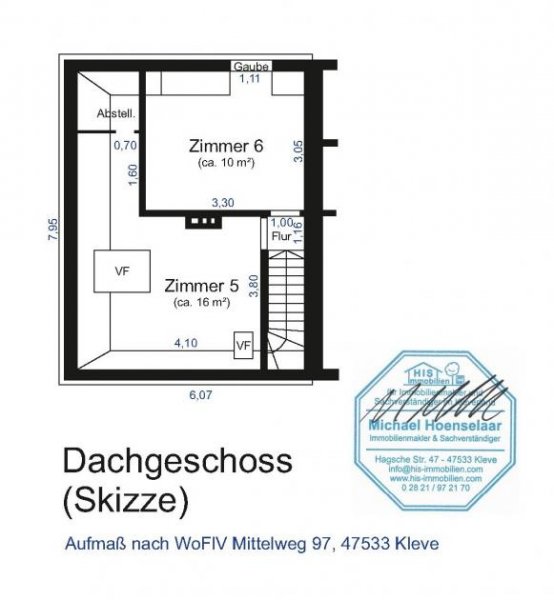 Kleve (Kreis Kleve) Vermietete Haushälfte mit etabliertem WG-Konzept in bevorzugter Lage der Klever Oberstadt Haus kaufen