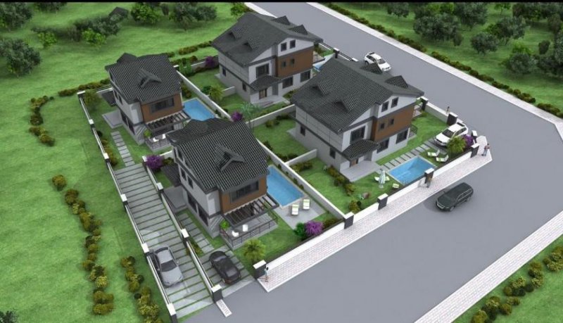 Fethiye 4 Bedroom Detached Villa For Sale in Calis Haus kaufen