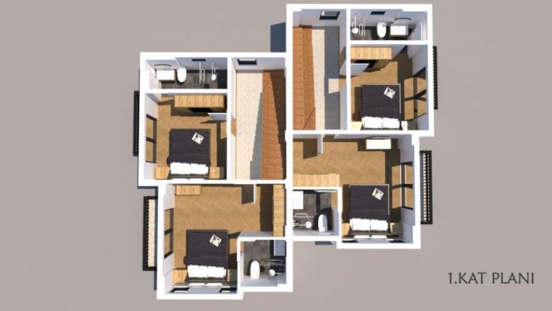 Fethiye 4 Bedroom Twin Villa Close to The Beach Haus kaufen