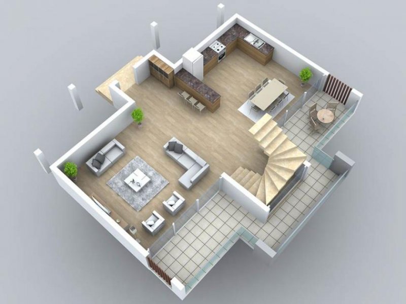 Fethiye Neue Luxusvilla mit privatem Pool im Bau Haus kaufen