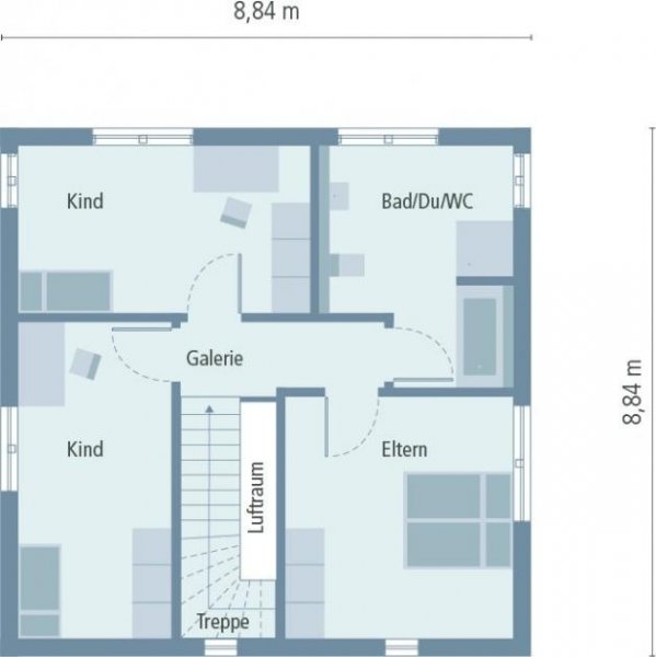 Billerbeck Klare Formen treffen auf Funktionalität und Wohnlichkeit unsere Stadtvilla 11 mit Satteldach Haus kaufen