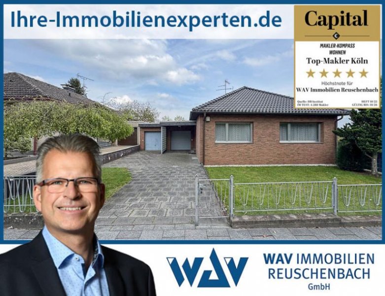 Brühl BADORF: Freistehender Bungalow in Waldnähe mit schönem Grundstück Haus kaufen