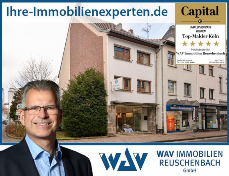 Brühl Wohn- und Geschäftshaus in absolut zentraler Lage (120 m² Wohnfläche + 60 m² Gewerbefläche) Haus kaufen