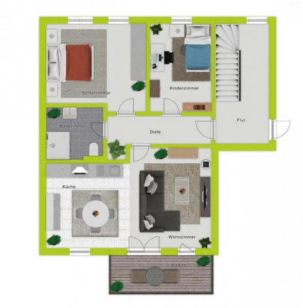 Hürth 3 Zimmer Wohnung mit Balkon und Stellplatz in Hürth-Berrenrath Wohnung kaufen