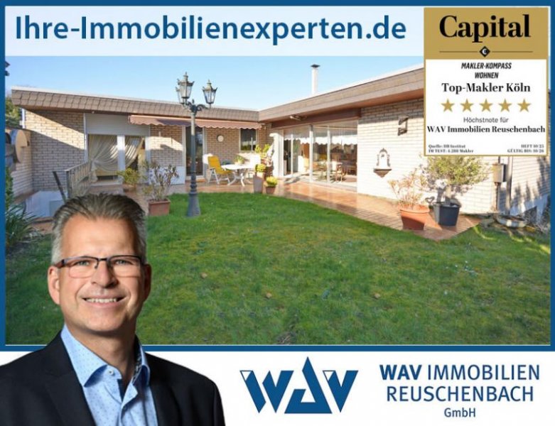 Erftstadt Winkelbungalow mit schönem Garten und XXL-Garage in Blessem Haus kaufen