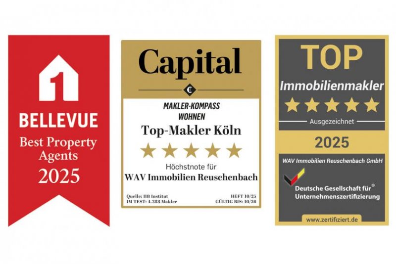 Wesseling Dreifamilienhaus im Zentrum - renoviert & solide vermietet Gewerbe kaufen