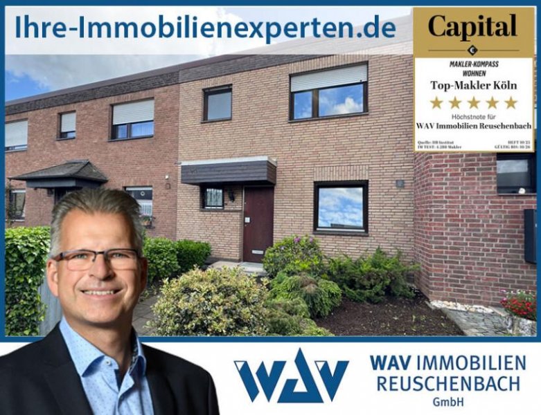 Wesseling Familienfreundliches Reihenhaus mit Garten und Garage in beliebter Lage von Keldenich Haus kaufen