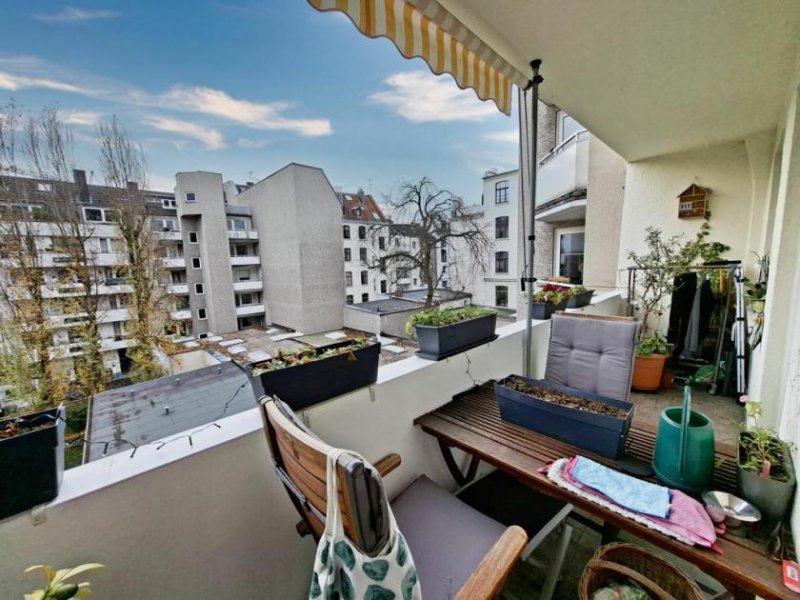 Köln CITYHOUSE: Rheinnähe schöne 2 Zimmer Wohnung im Agnesviertel, vermietet, mit Balkon, Aufzug, Keller Wohnung kaufen