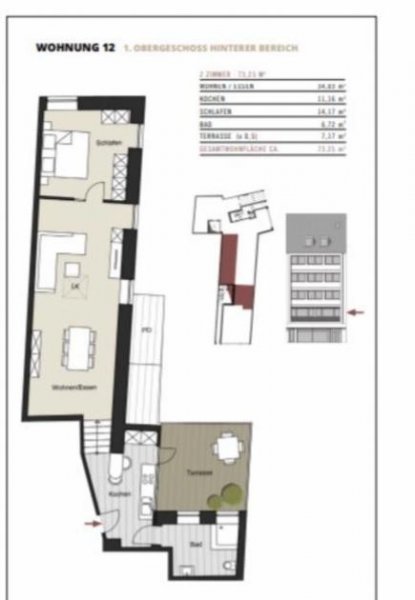 Köln KÖLN CITY: MODERNISIERTE 2 ZI.WOHNUNG! Wohnung kaufen