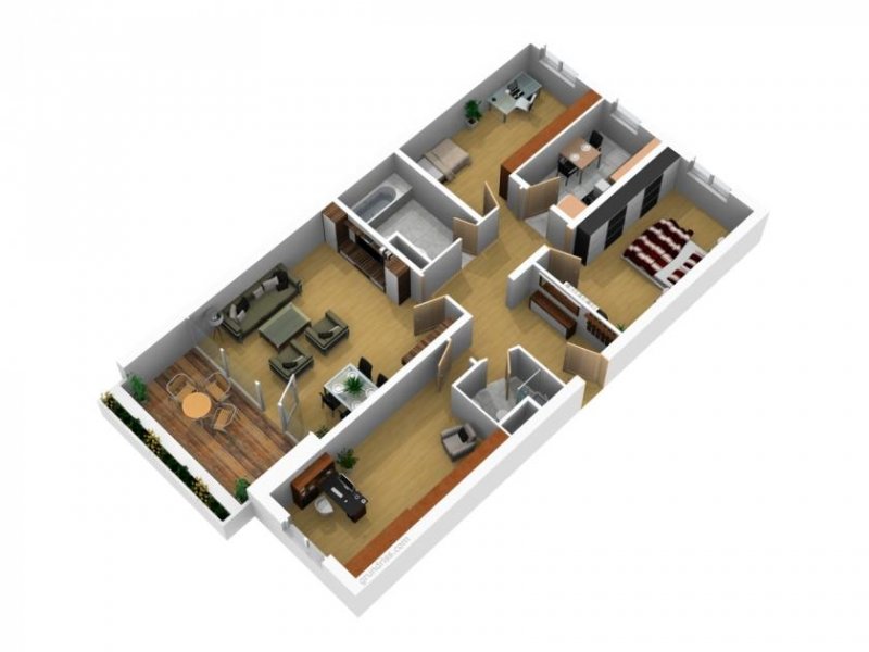 Köln 4-Zimmer Wohnung mit Loggia und Tiefgaragenstellplatz in Köln-Niehl Wohnung kaufen