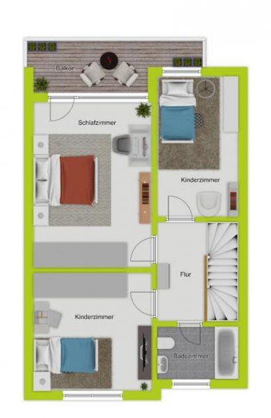 Köln Reihenmittelhaus mit Terrasse, Loggia und Garage in Köln-Seeberg Haus kaufen