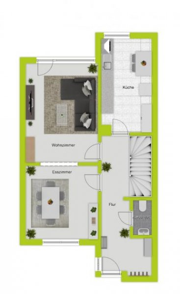 Köln Reihenmittelhaus mit Terrasse, Loggia und Garage in Köln-Seeberg Haus kaufen