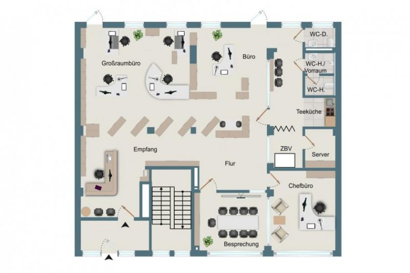 Köln Flexible Gewerbefläche in Köln-Sülz – ca. 340 m², teilbar & bezugsfrei Gewerbe kaufen