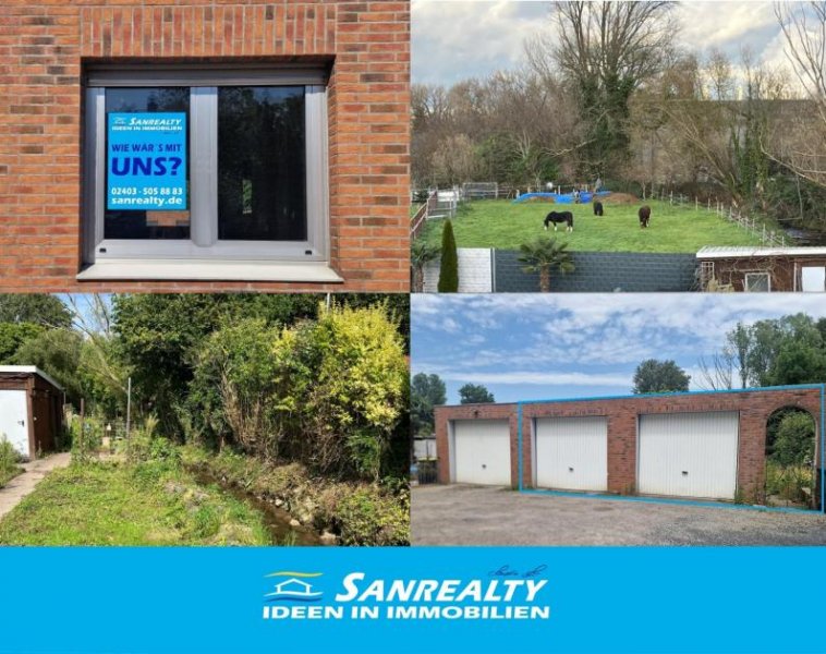Eschweiler SANREALTY | Doppelhaushälfte mit zwei Garagen, Garten und Bachlauf in Eschweiler-Nothberg Haus kaufen