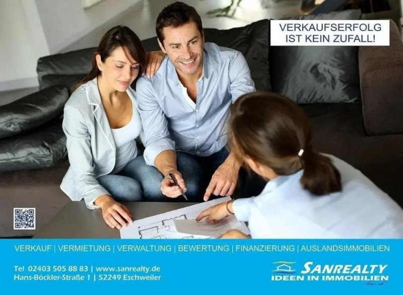 Eschweiler SANREALTY | Zweiparteienhaus mit separaten Eingängen, Garten und Garage in Eschweiler-Pumpe-Stich Gewerbe kaufen