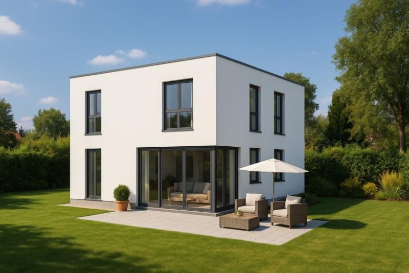 Nörvenich „Neubau im Bauhausstil | 214 m² | 8 Zimmer | Baugenehmigung erteilt – jetzt starten!“ Haus kaufen